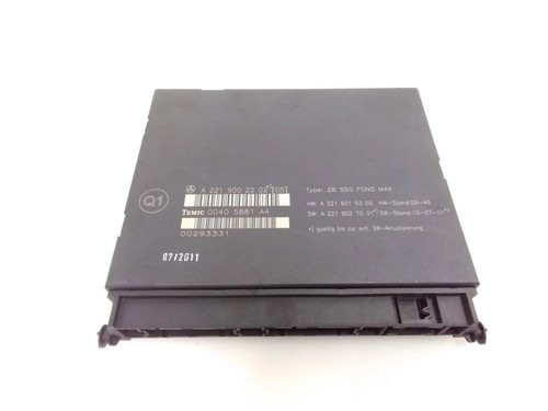 MERCEDES-BENZ S W221 Steuergerät für Rücksitz A2219002202 2.99 Diesel 28736943