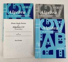 Saxon Algebra 1/2 Math Set: Textbook Answer K...