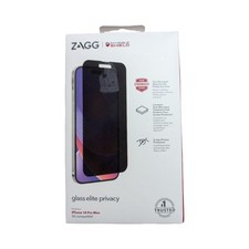Aa9-N ZAGG InvisibleShield Glass Elite Privacy Protector For iPhone 14 Pro Max