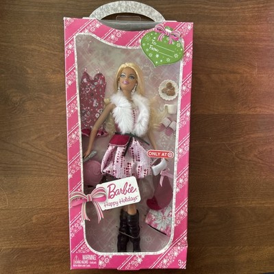 NIB HAPPY HOLIDAYS BARBIE DOLL 2009 TARGET EXCLUSIVE T4316 | eBay