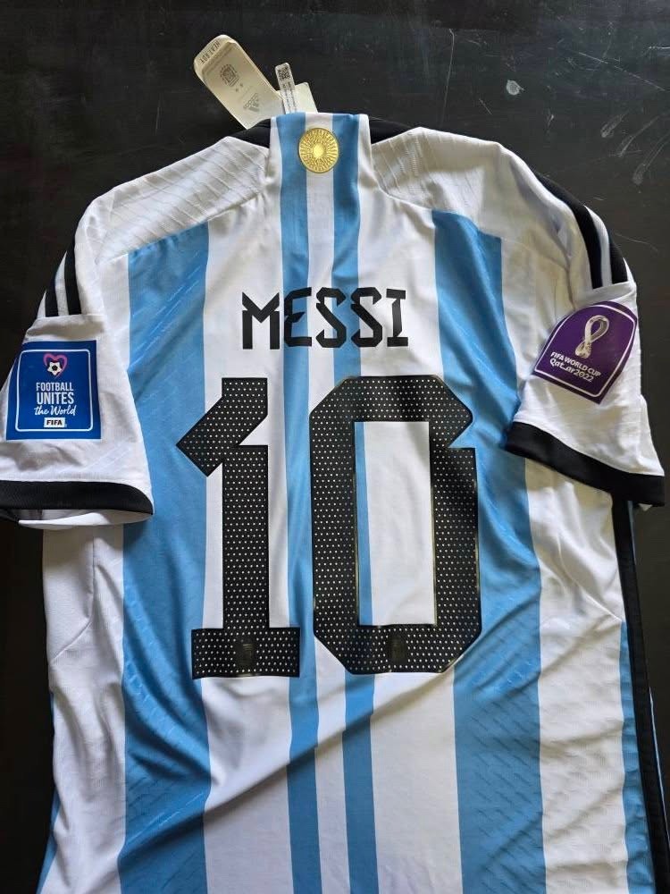 ADIDAS ARGENTINA QATAR WC2022 FINAL MESSI M AUTHENTIC HF2157 MATCH