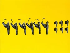 Cummins M11, ISM, QSM Diesel Fuel Injectors 3411753RX (Set Of 6) 