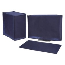 3Pcs 19" Computer Dust Cover Set of Monitor Keyboard Computer Host