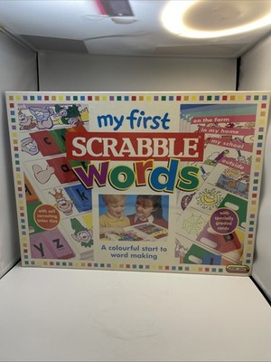 My First Scrabble Words Vintage Mattel Spears Brettspiel BRANDNEU