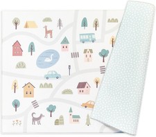 Reversible Play Mat 82x55 Inch Non Toxic Foam Floor
