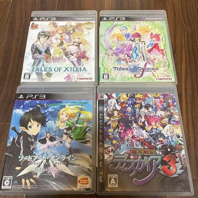 Sword Art Online - Lost Song - und andere Ps3 Software 4-teiliges Set