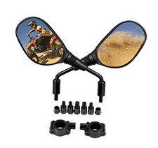 ATV Mirrors Motorcycle Mirrors,360 Degrees Ball-Type Adjustment,7/8"