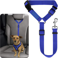 1Pc Pet Dog and Cat Seat Belt, Car Headrest Restraint, Adjustable Safety Rope, C