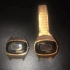 Two Vintage Timex SSQ LCD Digital Watch Men For Parts Or Repair One Has No Band