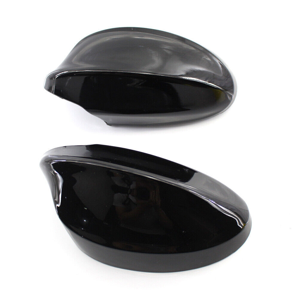 Gloss Shiny Black Rearview Mirror Cover Cap for BMW 3 Series E90 E91 2006-2008