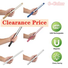 LED Closet Light Under Cabinet Night Light USB Rechargeable Magnetic Lamp Strip
