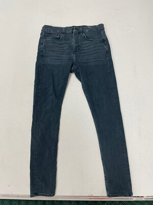 Gently Used Rag Bone Jeans Mens 32x32 Blue Fit 1 Skinny  Azora Denim stretch