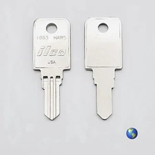 HAW5 Key Blanks for Anderson Hickey, Armstrong, Haworth, and Pelican (2 Keys)