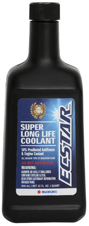 Suzuki ECSTAR Pre-Mixed Engine Long Life Coolant 1 Quart