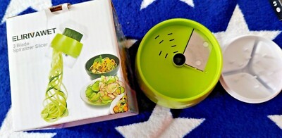 Spiralizer / Slicer mit 3 verschie. Einstellungen für Spagettinudeln aus Gemüse