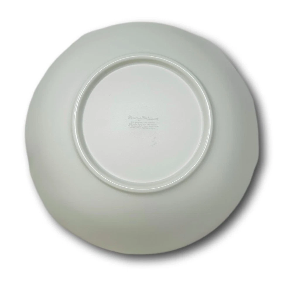 Tommy Bahama Melamina Servir Cuenco Madera Grano Blanco 11" Foto 2 de 4