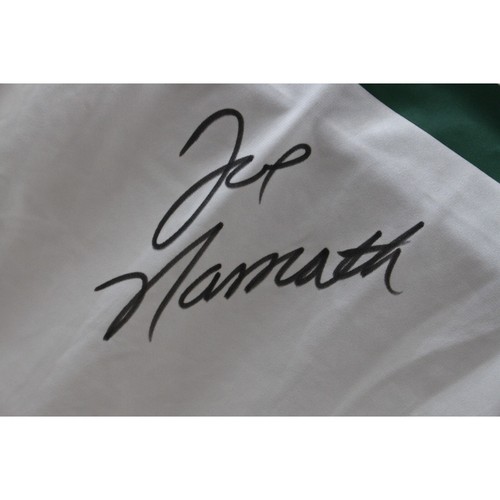 Joe Namath Autographed New York Jets White Nike Classic XL Jersey Beckett 48617 - Picture 2 of 5