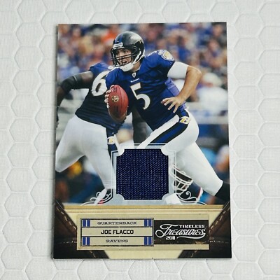 Joe Flacco #/250 2011 Panini Timeless Treasures Game Worn Patch Ravens Bengals