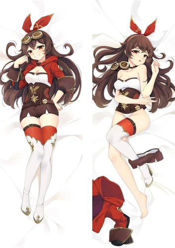 Anime Game Genshin Impact Amber Character Dakimakura Anime Body Pillowcase Huggi