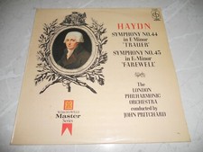 Haydn "Symphony No.44 & No.45" LPO Pritchard 1974 LP Class UK CFP40021 NM