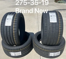 FOUR BRAND NEW 275/35ZR19 Continental ExtremeContact Sport 02 Tires 2753519