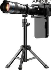 APEXEL 36X Telephoto High Power HD Telephoto PhoneLens New Tripod Clip for Phone