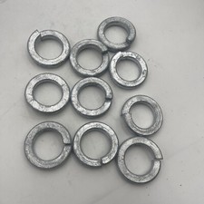 1" BOLT SIZE SPLIT GALVANIZED LOCK WASHER 3/4" THICK 10 PIECES
