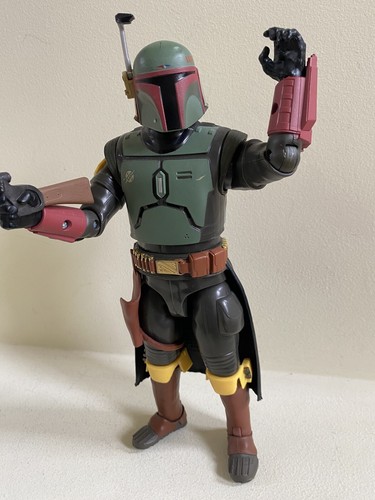 Disney Exclusive Star Wars Power Force 10" Boba Fett Talking Action Figure - Picture 7 of 9