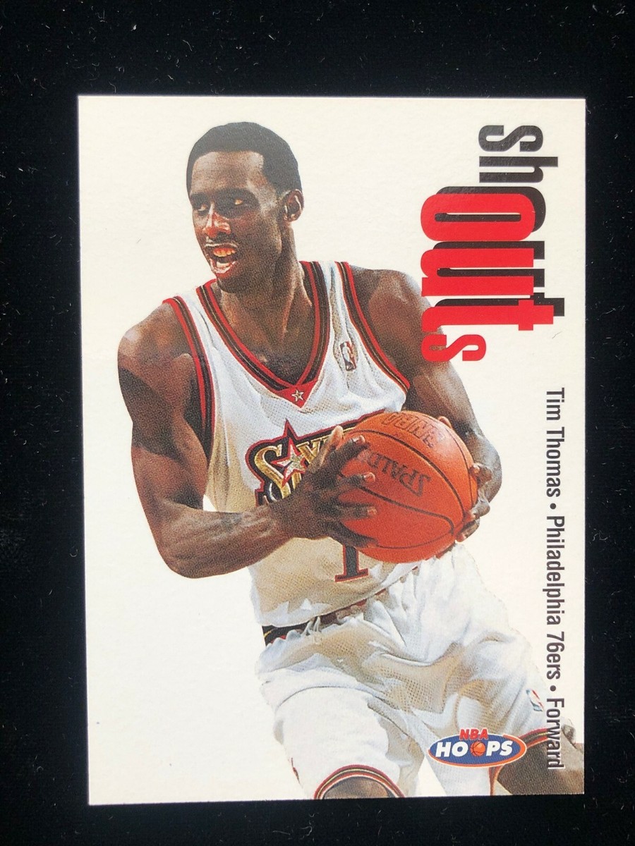 1998-99 Hoops Shout Outs #11 Tim Thomas Philadelphia 76ers