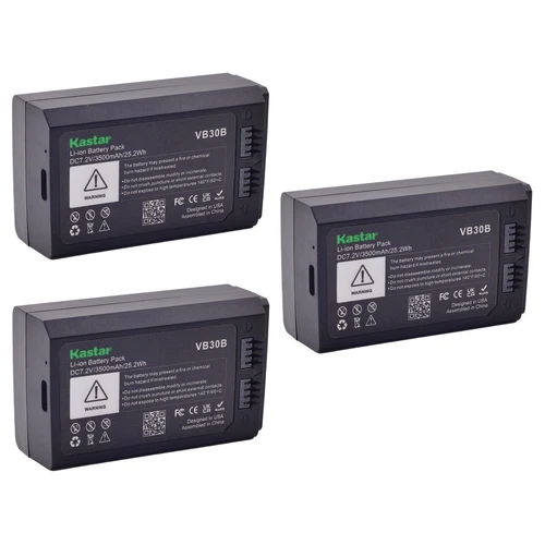 Kastar VB30B Type-C Battery for GODOX VB30 VB-30 VB30B VB-30B V1PRO V1 Pro - Picture 7 of 8
