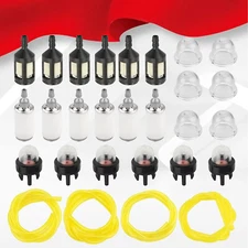28Pcs 20Ft Small Engine Fuel Line Set with Filters Primer Bulbs Replace Parts
