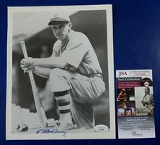 BILL TERRY SIGNED 8x10 PHOTO ~ NY GIANTS HOF Baseball Autograph ~ JSA UU35999
