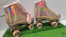 Angels Skates - Angel Dust Holographic Rose Roller Skates Women  s 58/32