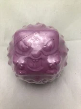 Bark Box ToxiCritter Sledgehog Hedgehog Fetch Chew Teething Tough Purple Dog Toy