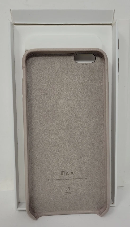 Original Apple Leather Case for iPhone 6/6s Plus, 7 Plus Rose Gray Color - Image 3 of 4