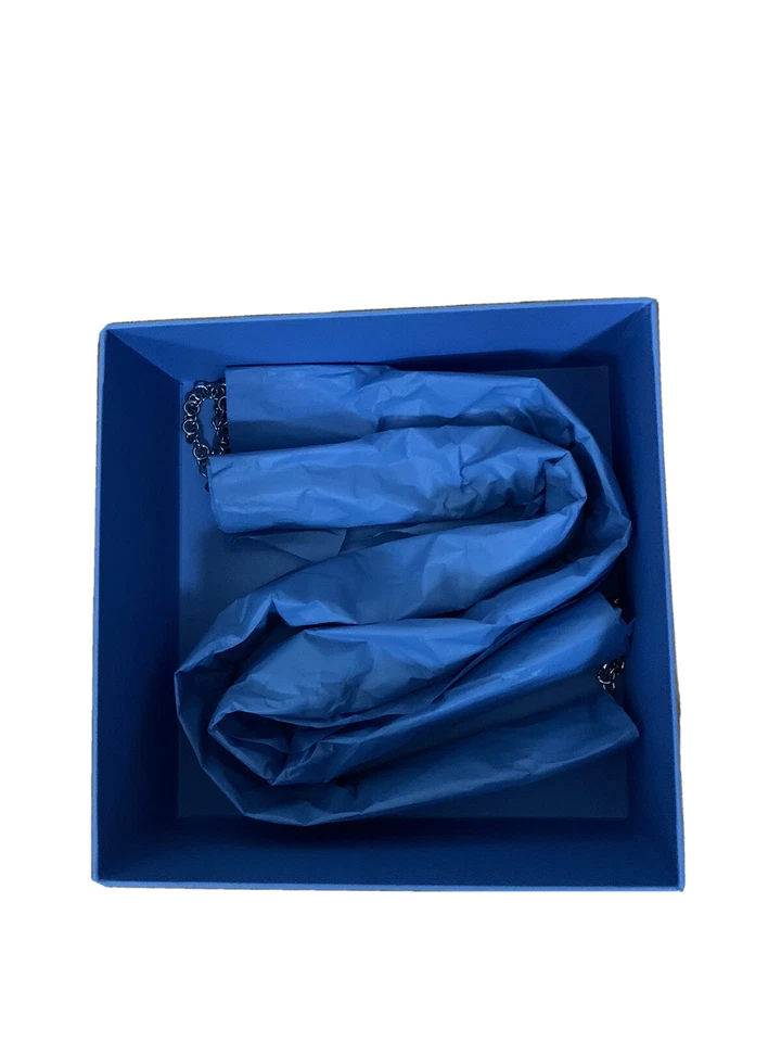 MUGLER X H&M SEXY CADENA CORPORAL TONO PLATA BISUTERÍA PEQUEÑA-MEDIANA NUEVA CON ETIQUETAS Foto 2 de 4