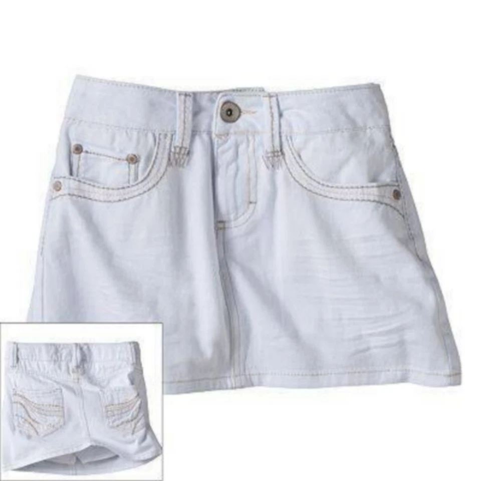 Mudd Niñas 7x-16 Juvenil Scooter Falda Pantalones Cortos Skort Cintura Ajustable Talla 7 Foto 3 de 4