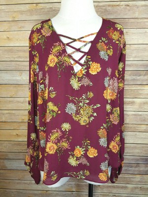 burgundy blouse forever 21