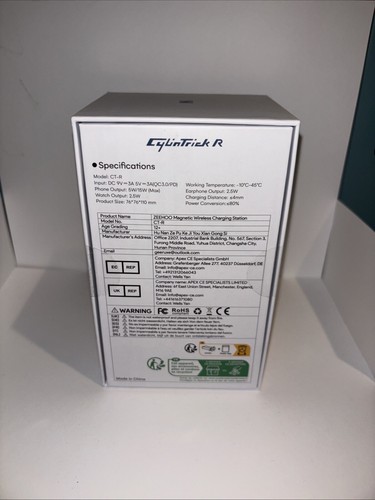 ZEEHOO Station de Charge 3 en 1 pour Appareils Apple, Chargeur Mag-Safe - Photo 3 sur 9