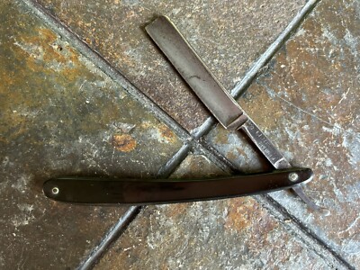 84s Razor Antique Straight Razor 84 C.F. Schwartz Co. MANGANESE STEEL Solingen ...