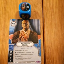 Master Of The Counci Card and Diel Star Wars Destiny Empire At War 