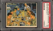 1941 V275 Empire Defenders #32 Destroyer Duty PSA 5 (highest graded, Pop 3)