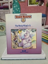 Vintage Teddy Ruxpin "The Wooly What's-It" Hardcover