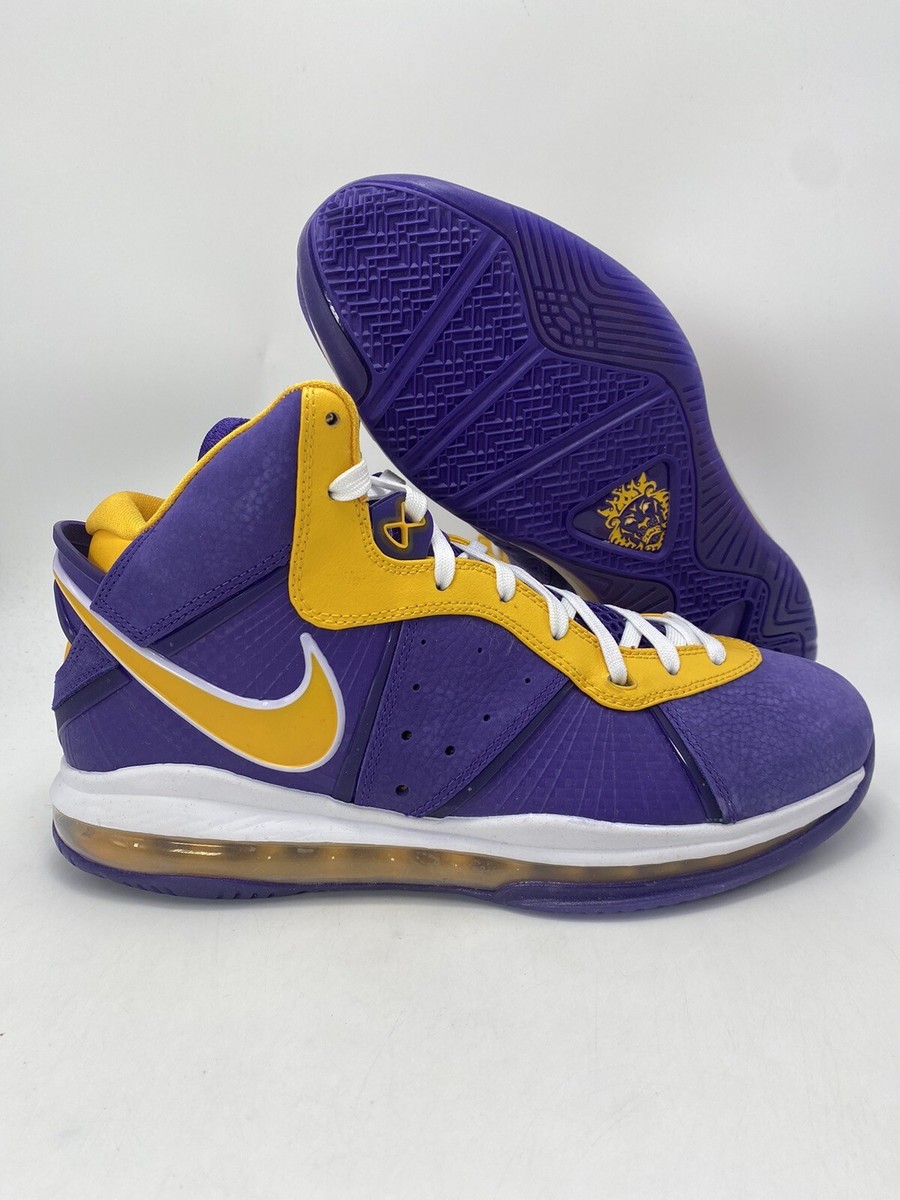 nike lebron 8 qs lakers