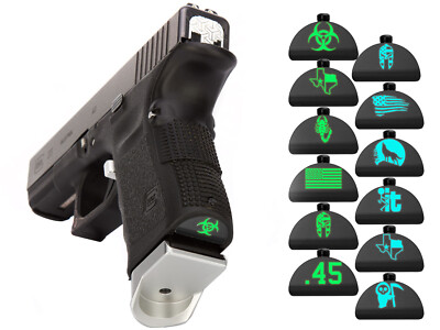 for Glock 17 19 Gen 1-3 Grip Plug Frame Insert Aluminum Black Glow