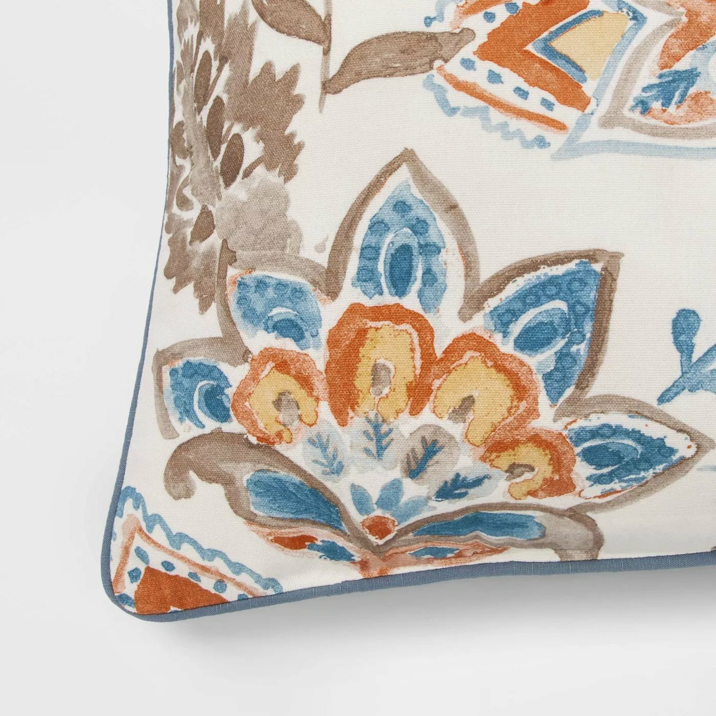 Threshold Watercolor Floral Throw Pillow Square 18in x 18in New Factory Sealed