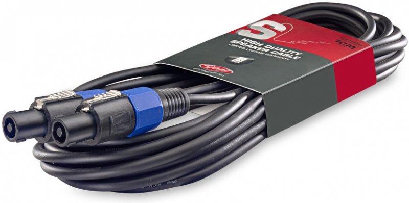Stagg SSP10SS15 Speaker Cable SPK Plugs 10Mtr