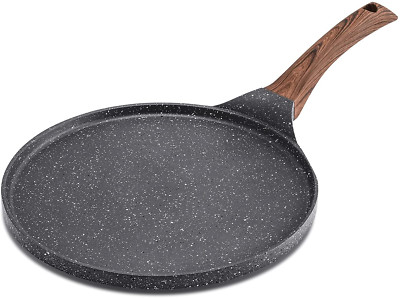 SENSARTE Crepe Pfanne 26Cm Antihaftpfanne Omlettpfanne Pfannkuchen Flache Pfanne