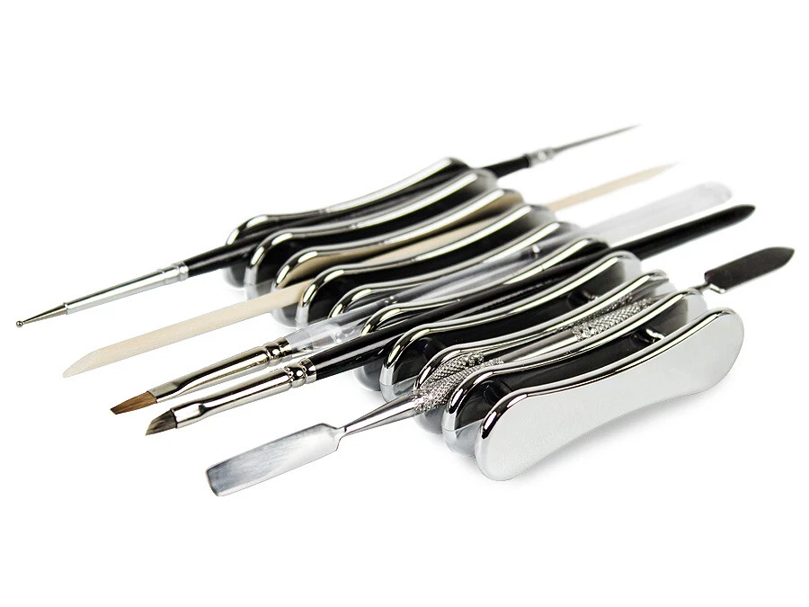 Pinselablage Aufbewahrung für 9 Pinsel Bank Halter Köcher Ständer Tool Nail Art - Bild 3 von 3