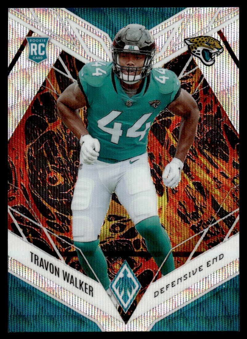 2022 Panini Phoenix Lava Travon Walker Rookie 051/175 Jacksonville Jaguars #125